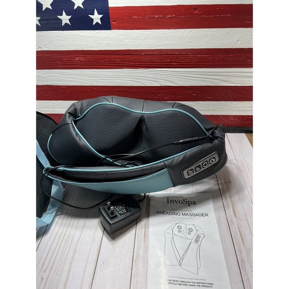 Home & Auto! Shiatsu Back Shoulder & Neck Massager Heat Deep Tissue 3D Kneading - Picture 10 of 15